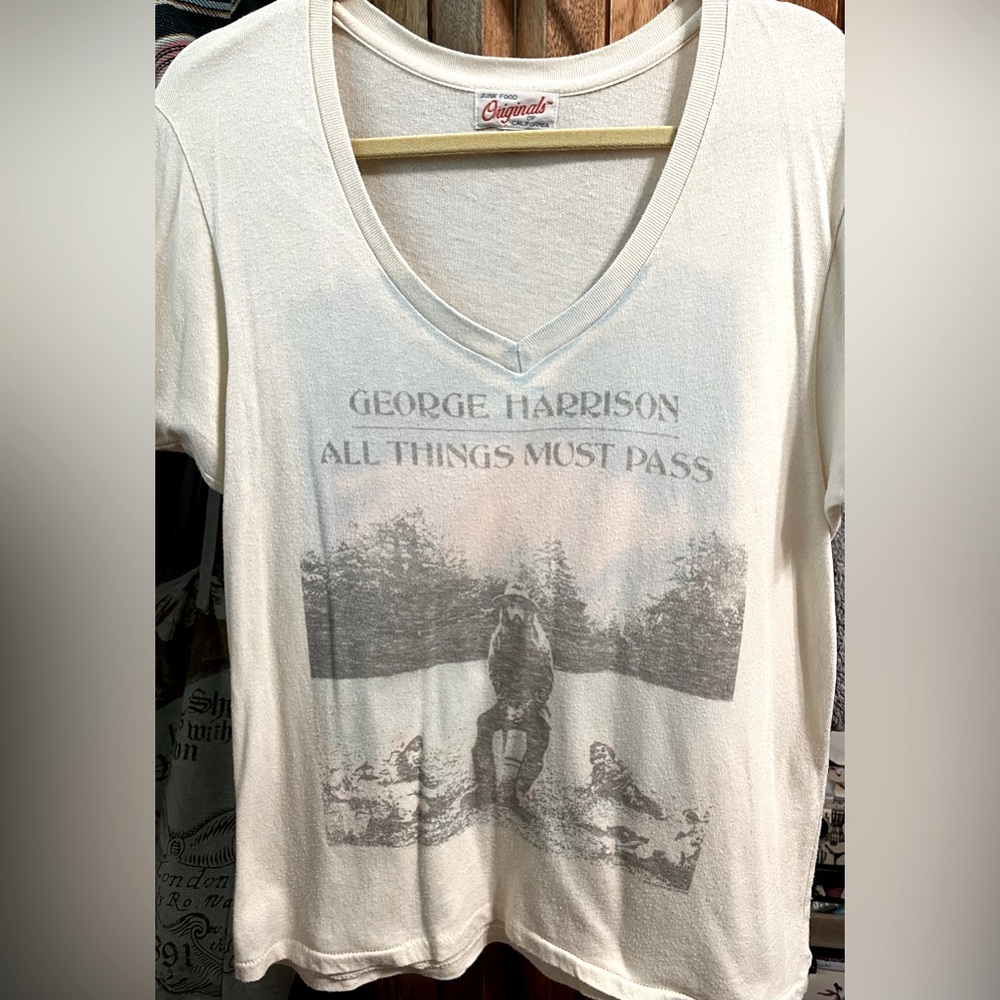George Harrison “All Things Must Pass” Soft Tee by Junk Food Orig. of California - Picture 2 of 6
